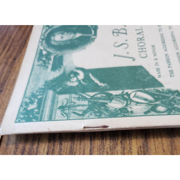 J.S. Bach Choral Works Songbook G Schirmer New York Mass B Minor - Picture 5 of 9